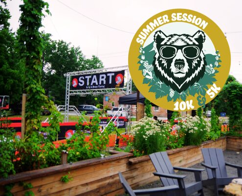 Summer-Session-Races-Chasing-Pints-Gallery Summer Session 10K and 5K race start at Trailside Brewing Hendersonville - Chasing Pints brewery running series