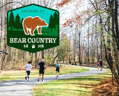 Bear-Coutry-Races-Chasing-Pints-gallery-2 Bear Country 5K and 10K runners on Brevard greenway at Oskar Blues Brewery - Chasing Pints brewery running series finale