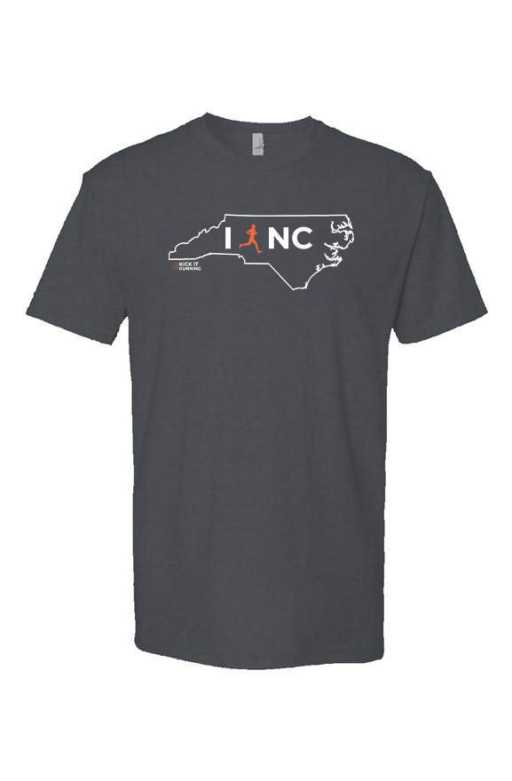 Click to show details - indigo mens I RUN NC tshirt indigo mens I RUN NC tshirt