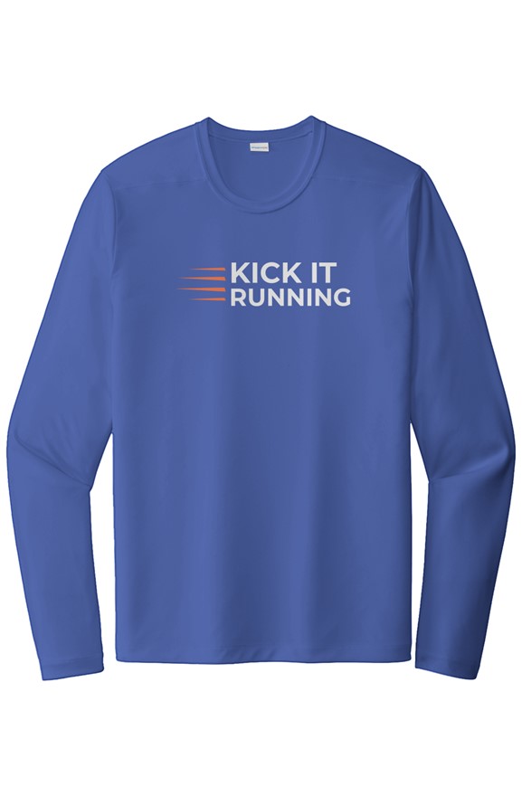 Click to show details - blue_mens_performance_long_sleeve_kick_it_running_shirt blue mens performance long sleeve kick it running shirt